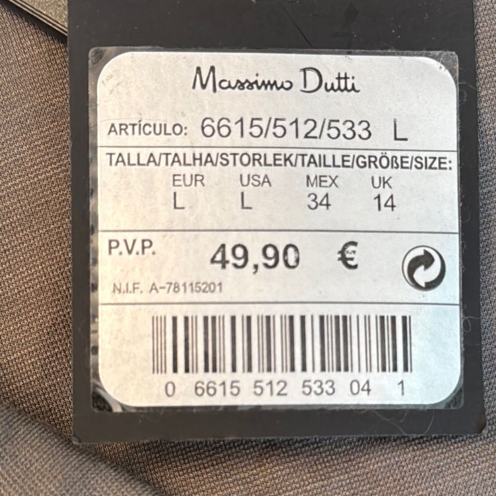 Massimo Dutti Sleeveless Bodycon Mini Dress - Picture 8 of 10